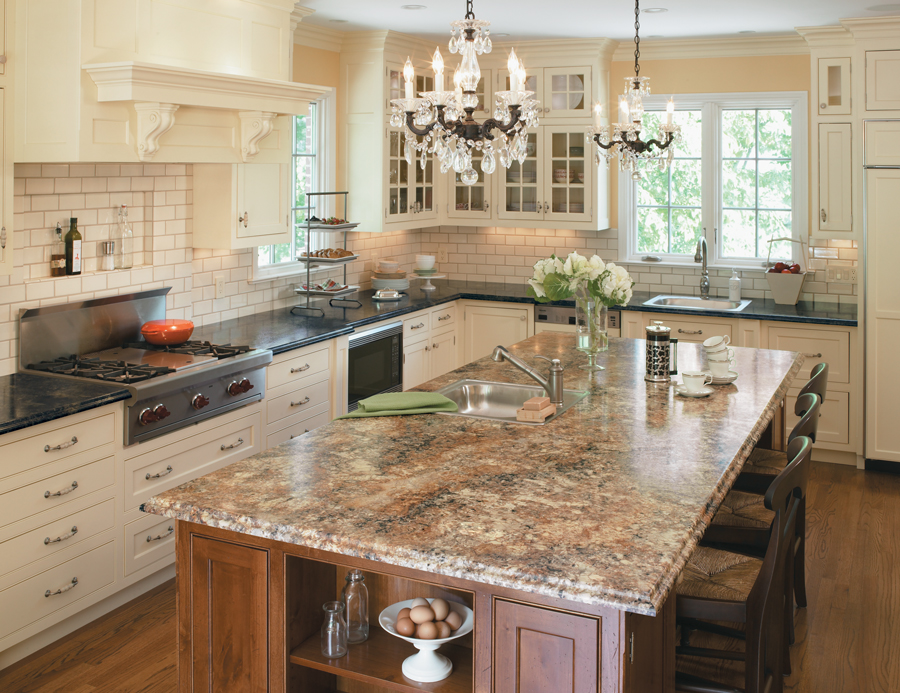 Floform Countertops, How To Install Laminate Countertops On An Island