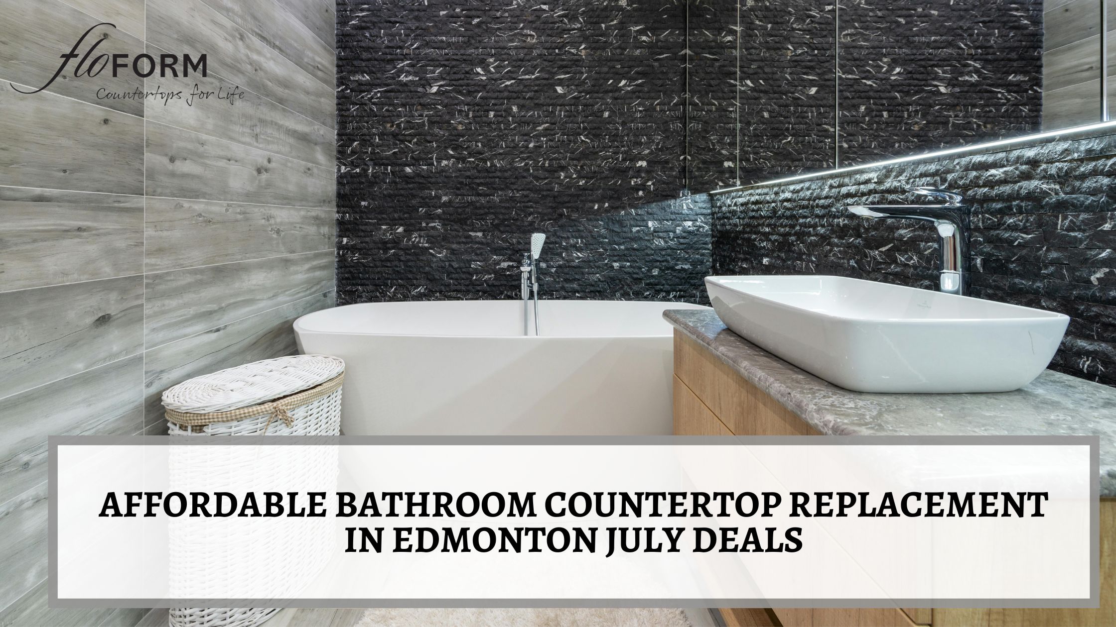 bathroom countertop replacement in Edmonton