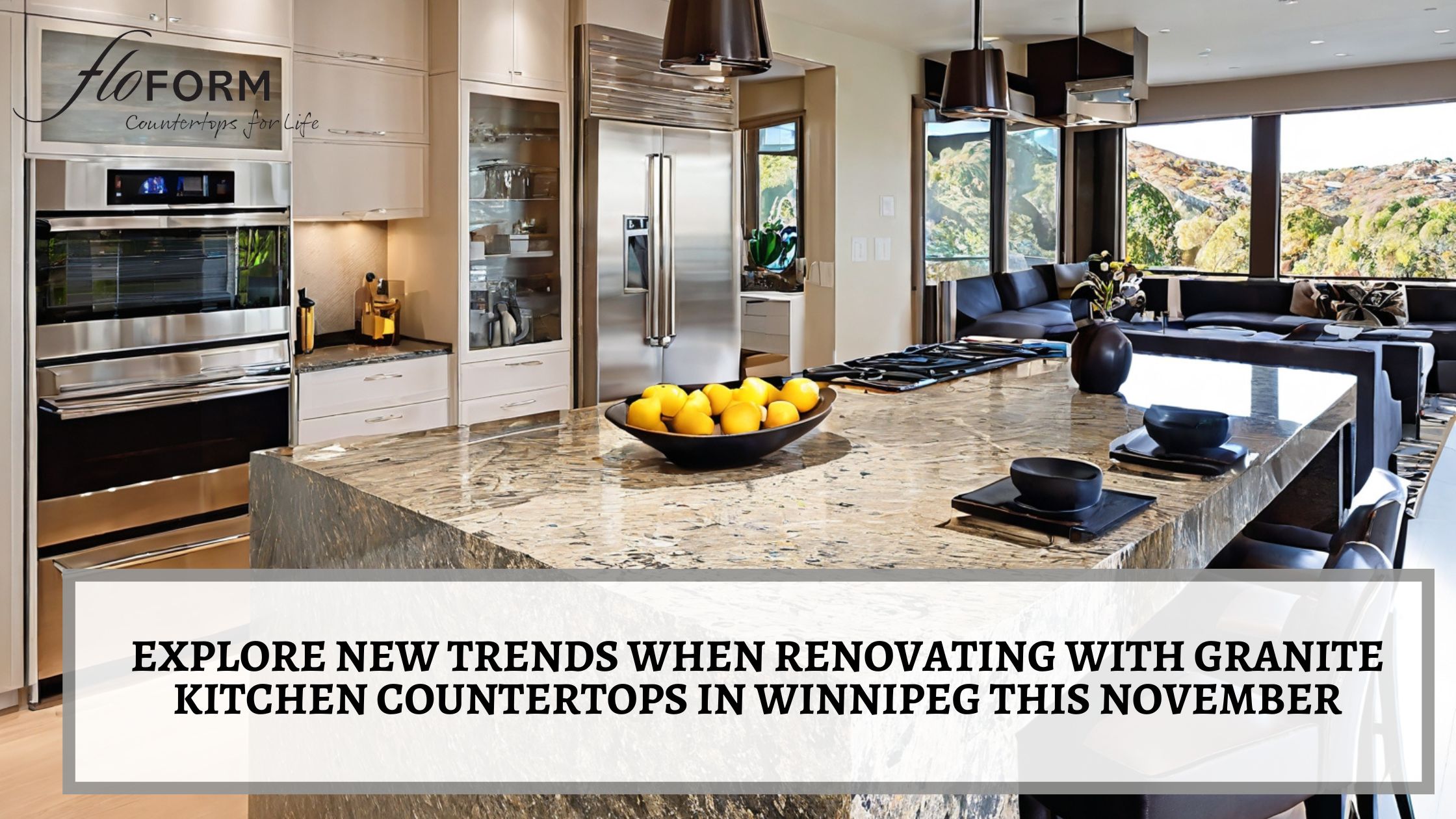 Renovating with granite kitchen countertops in Winnipeg