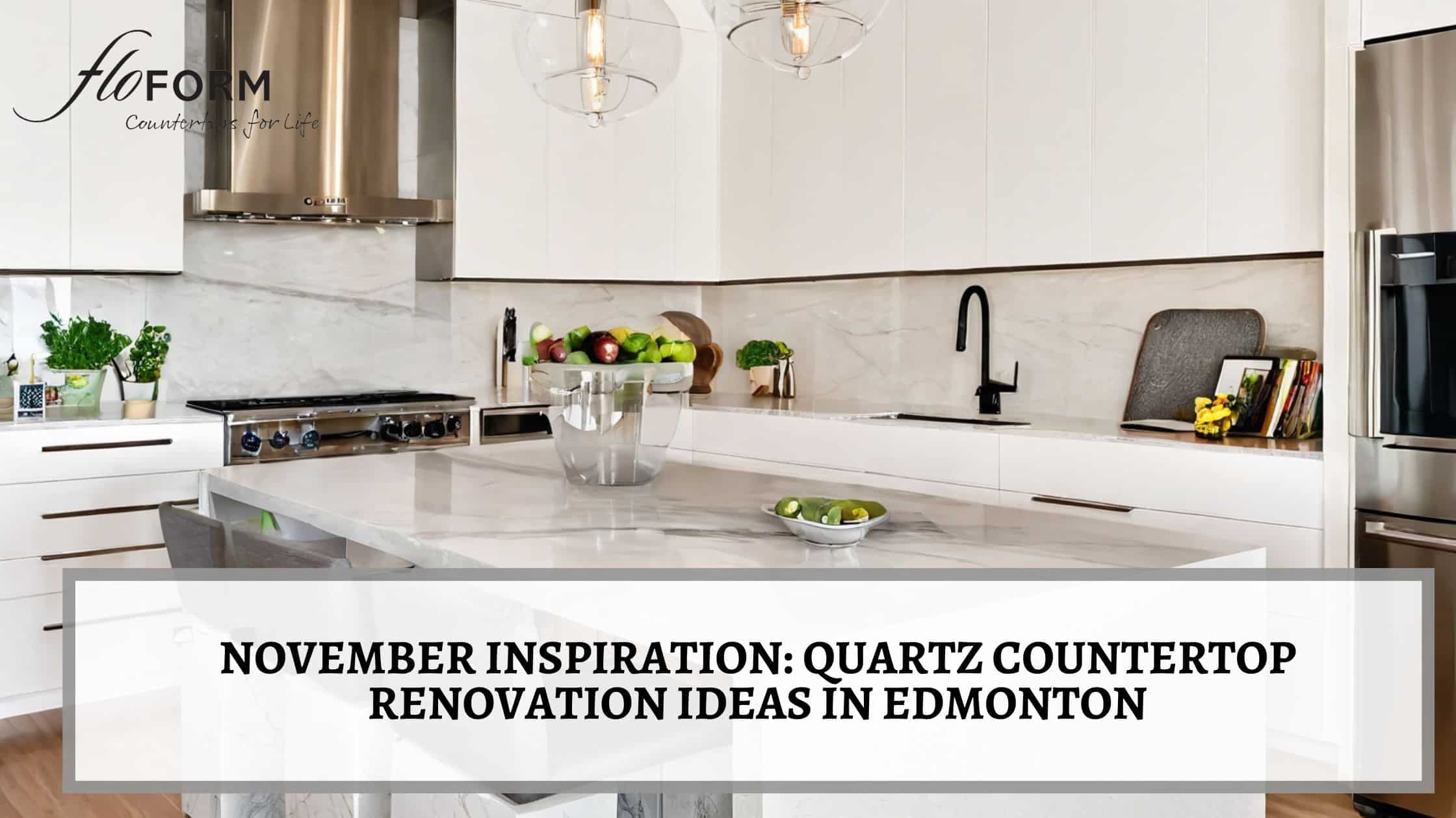 Quartz countertop renovation ideas in Edmonton