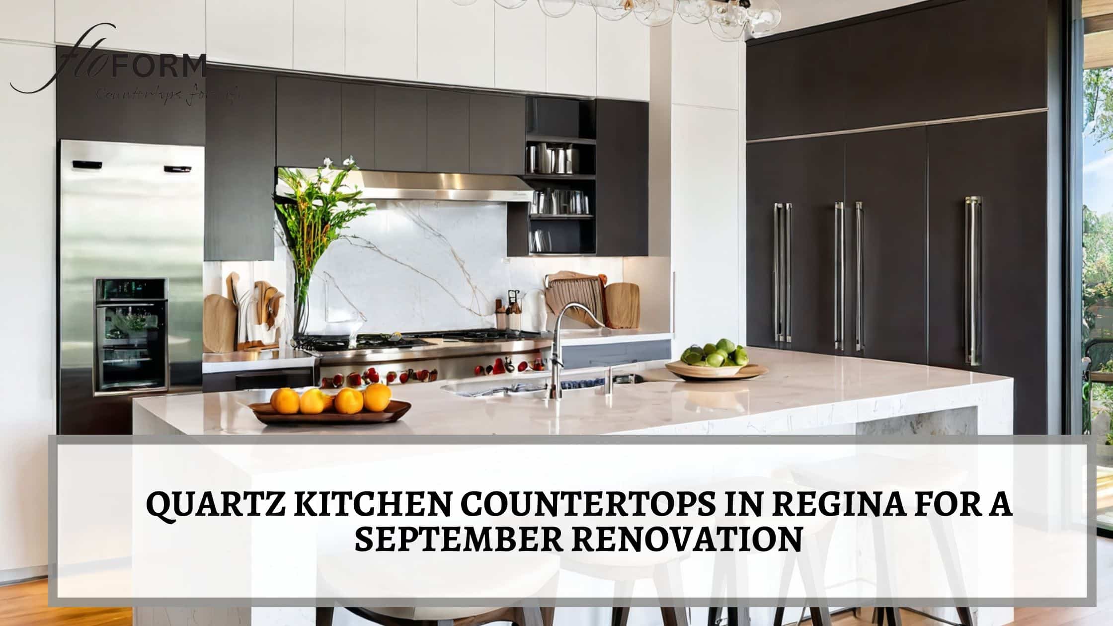 quartz kitchen countertops in Regina