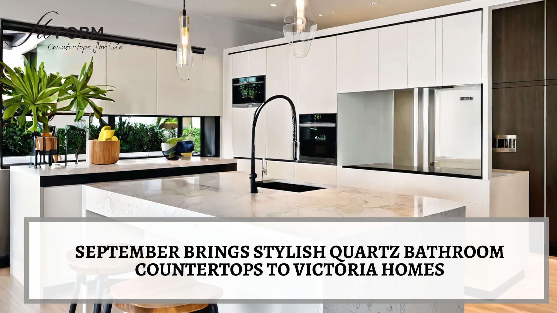 quartz bathroom countertops in Victoria