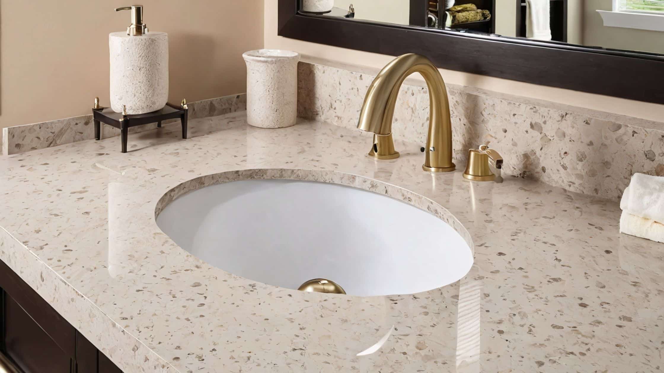 quartz bathroom countertops