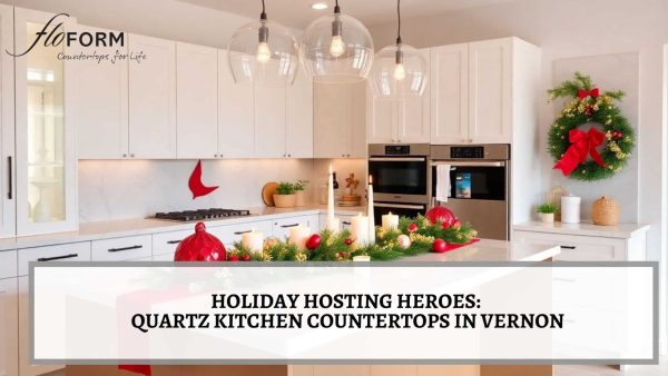 Quartz kitchen countertops in Vernon