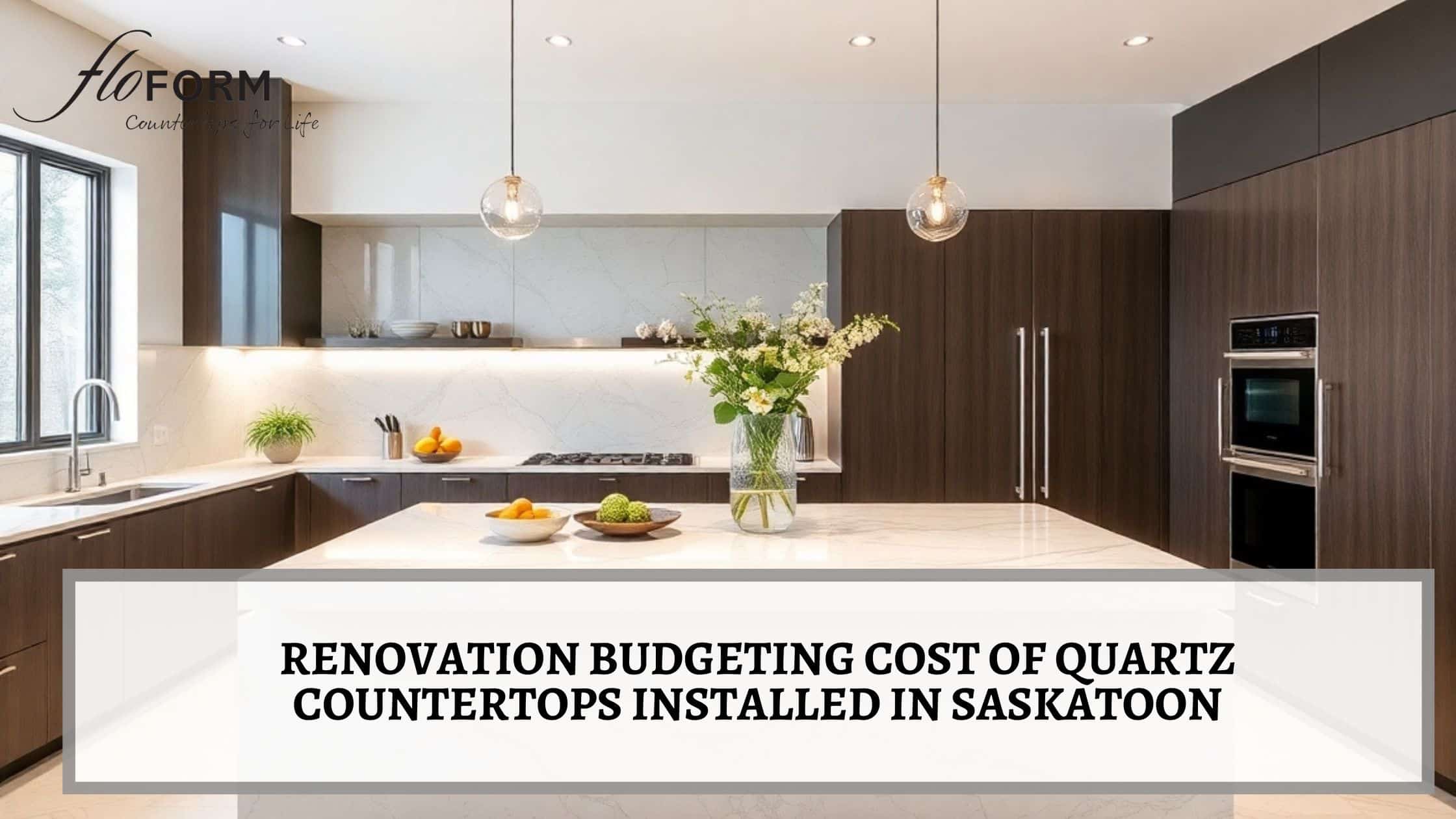 Cost of quartz countertops installed in Saskatoon