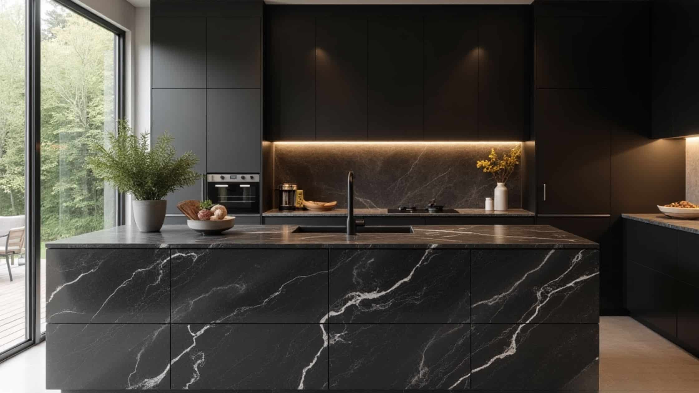 Quartz kitchen countertops in Victoria Quartz kitchen countertops in Victoria