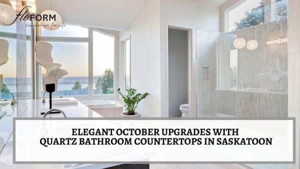 Quartz bathroom countertops in Saskatoon