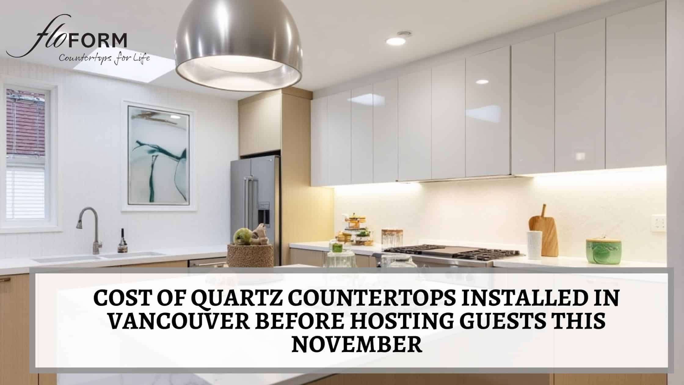 Cost of quartz countertops installed