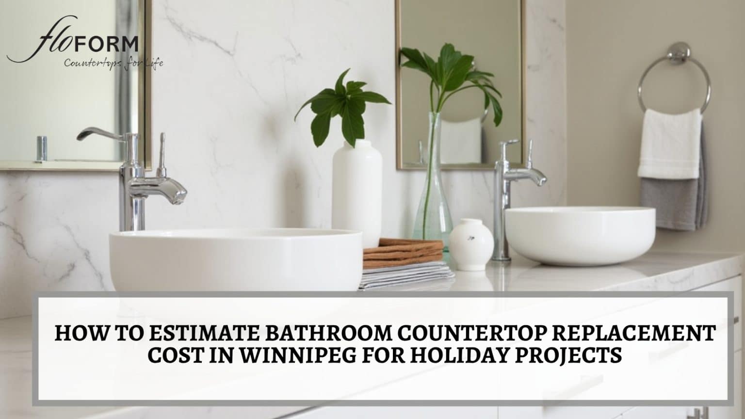 Bathroom countertop replacement cost in Winnipeg