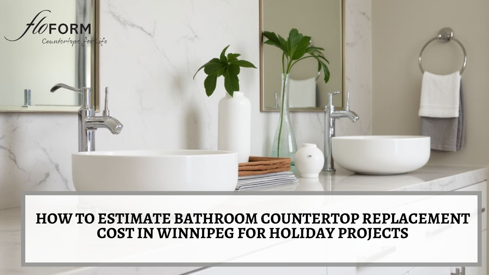 Bathroom countertop replacement cost in Winnipeg