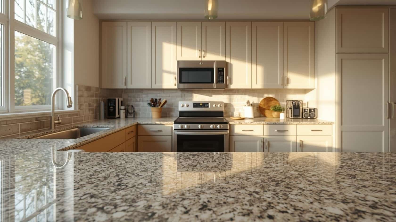 porcelain countertops vs granite 
