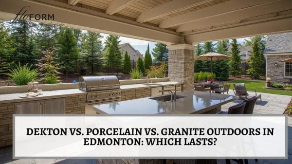 dekton vs porcelain vs granite outdoors