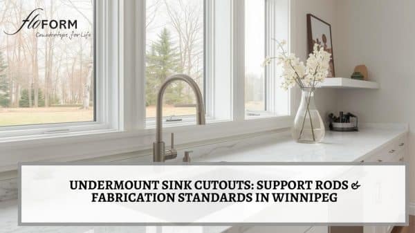 undermount sink cutout support
