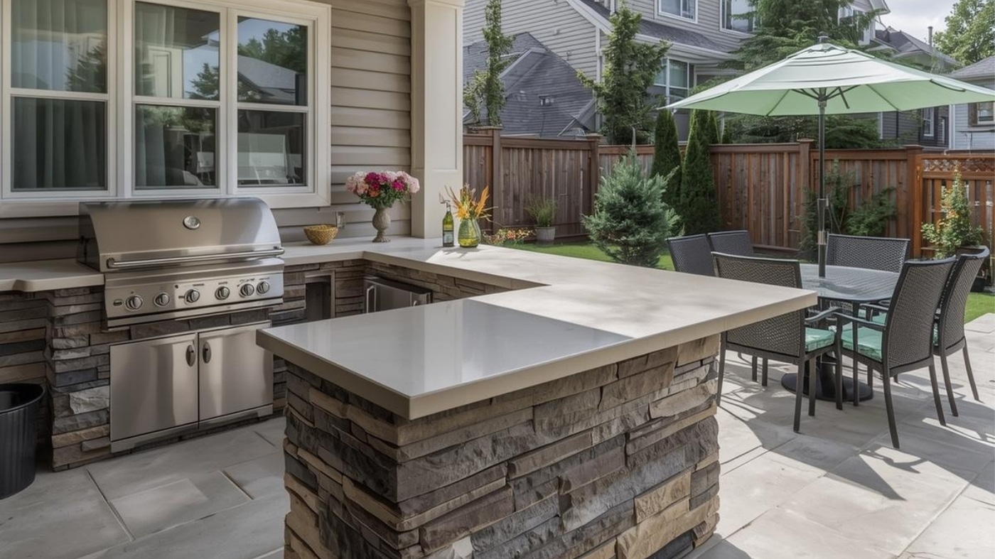 dekton vs porcelain vs granite outdoors