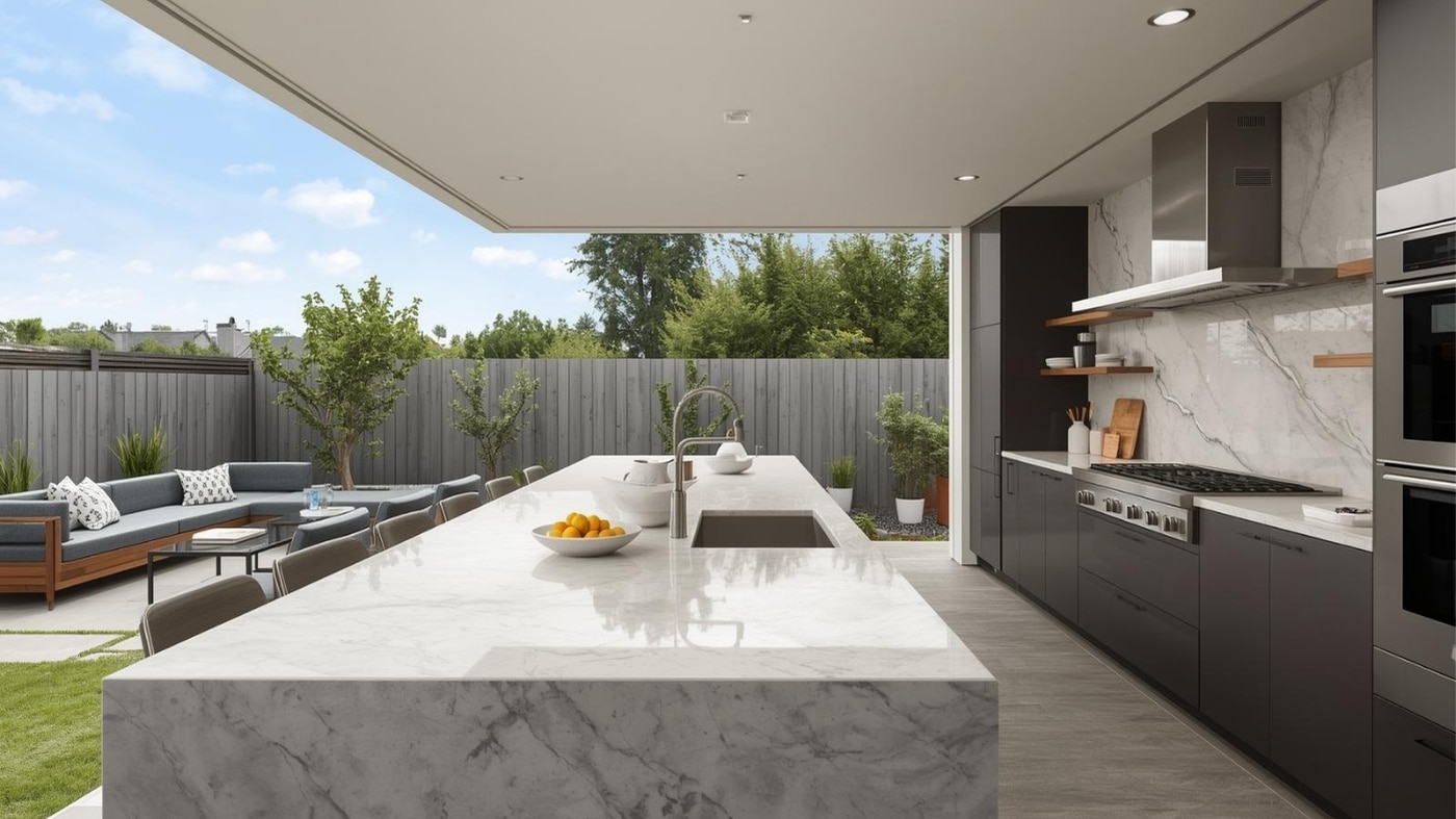 dekton vs porcelain vs granite outdoors