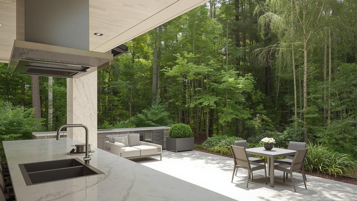 outdoor kitchen countertops