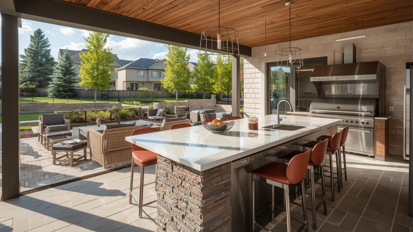 outdoor kitchen countertops