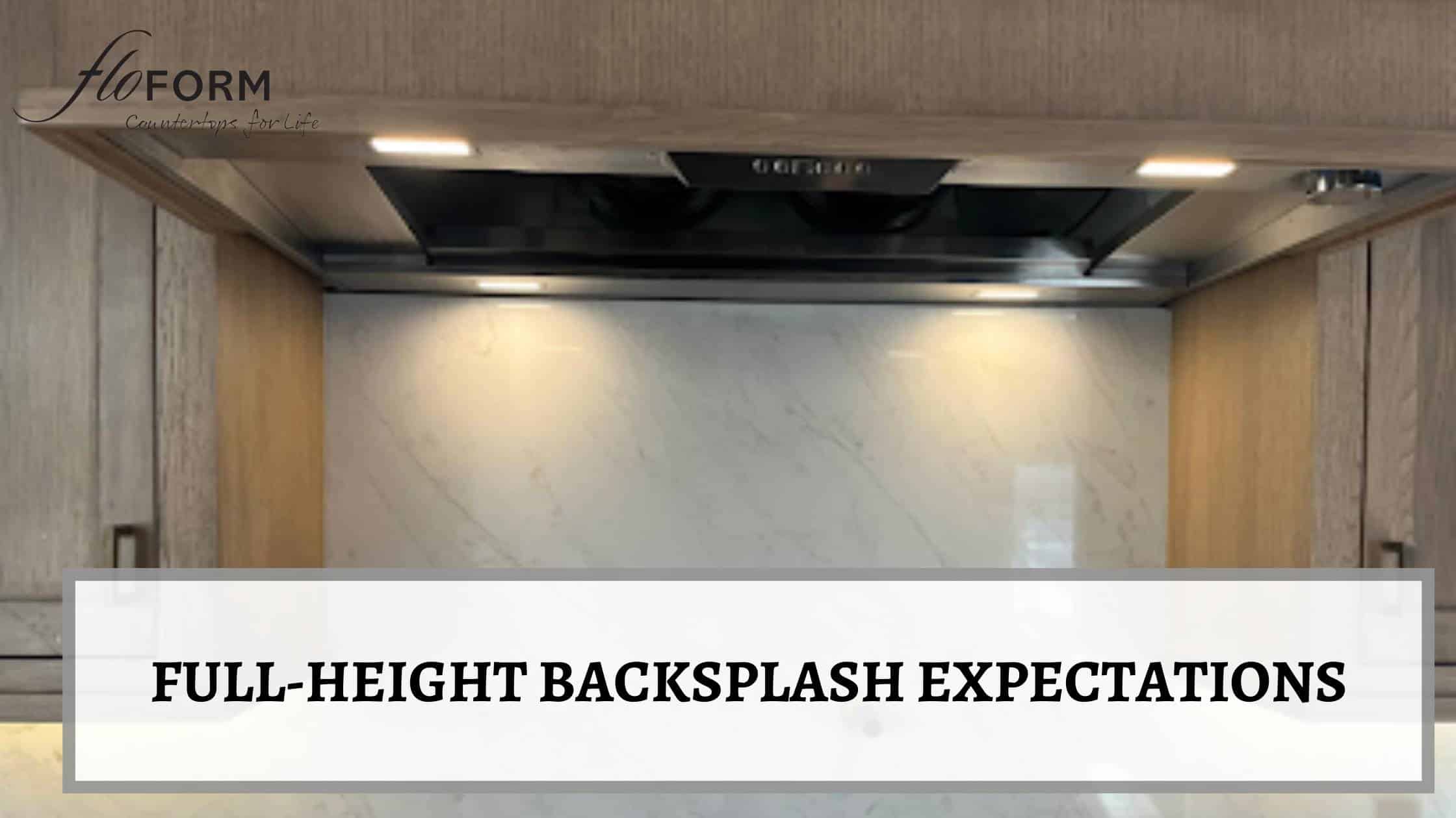 full-height backsplash