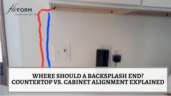 backsplash alignment