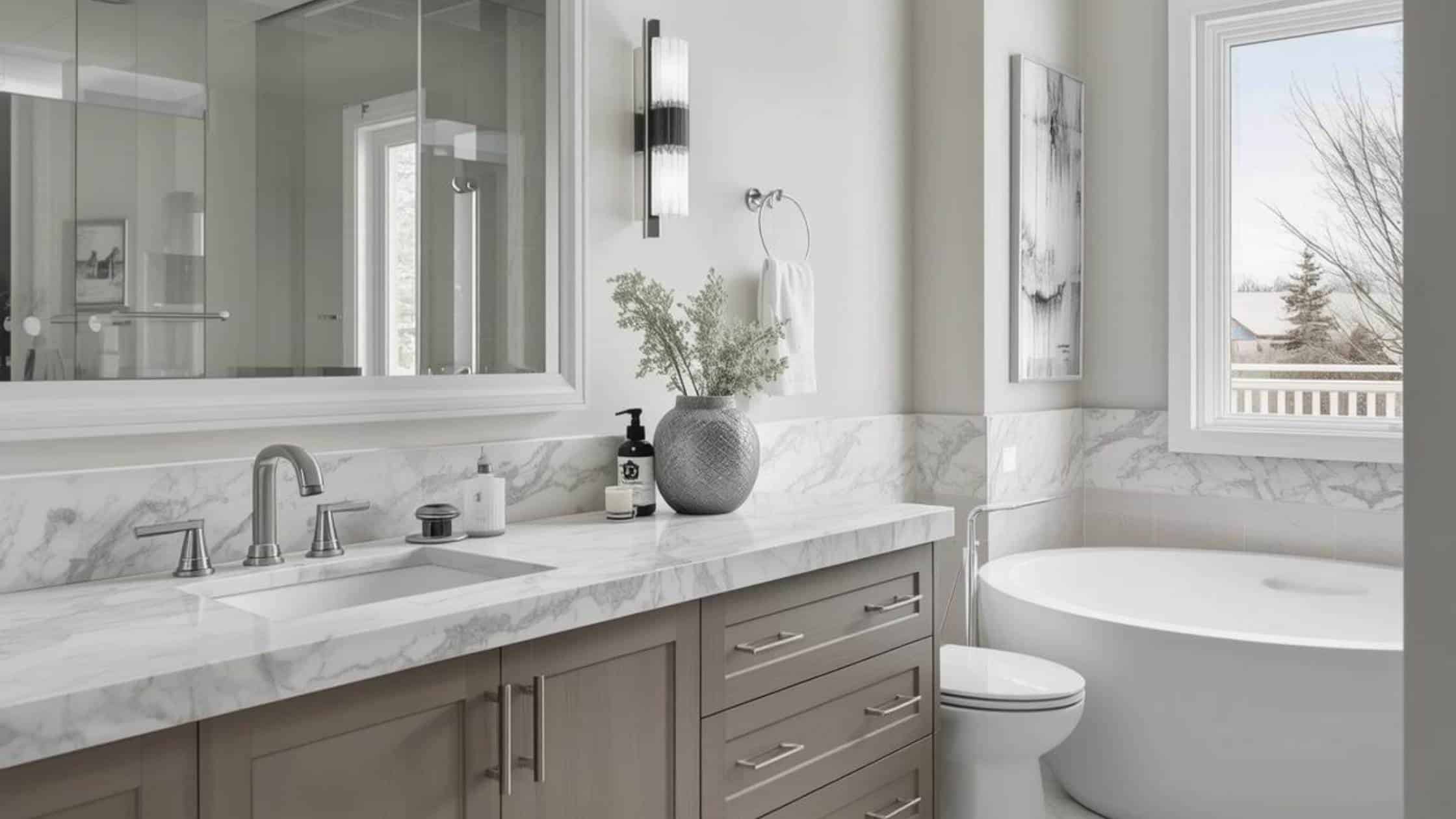 best bathroom vanity countertops 2026 Calgary