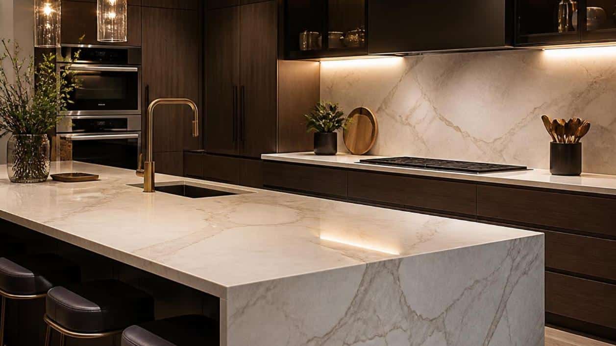 quartz kitchen design Winnipeg