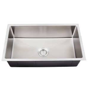 Large Single Bowl Undermount 15° Radius